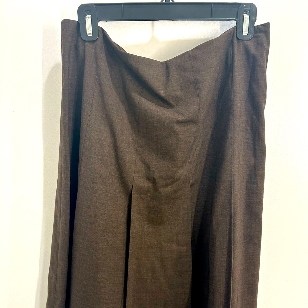 Banana Republic pleated suit skirt